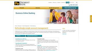 
                            10. Business Online Banking Services | Bay Area CA Bank | Fremont Bank