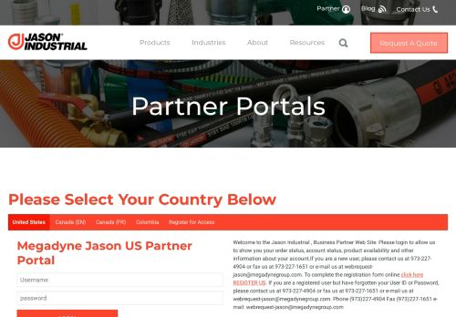 
                            12. Business Partner Login - Fairfield, New Jersey - Jason Industrial