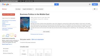 
                            10. Business Politics in the Middle East