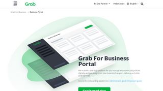 
                            2. Business Portal | Grab ID