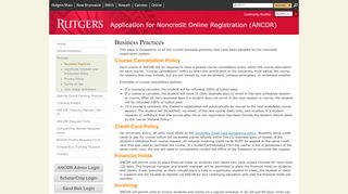 
                            7. Business Practices | Application for Noncredit Online Registration ...