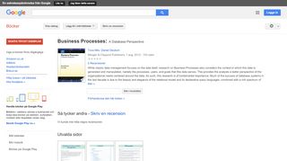 
                            13. Business Processes: A Database Perspective