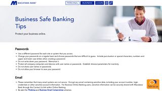 
                            9. Business Safe Banking Tips - Macatawa Bank