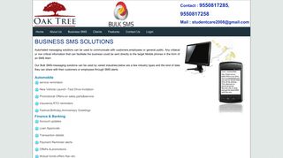 
                            4. Business SMS - Oak Tree I soft Services Pvt.Ltd