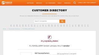 
                            7. Business Software used by FLYERALARM GmbH - FeaturedCustomers