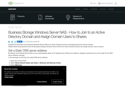 
                            9. Business Storage Windows Server NAS - How to Join to an Active ...