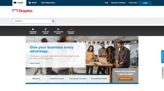 
                            2. Business Supplies | Staples Business Advantage Home