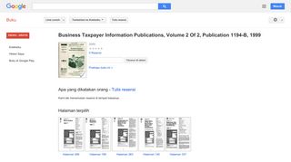 
                            12. Business Taxpayer Information Publications, Volume 2 Of 2, ...