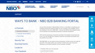 
                            10. Business to Business- National Bank of Oman