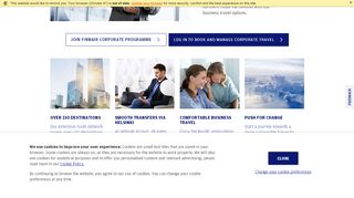 
                            9. Business travel and business class flights | Finnair
