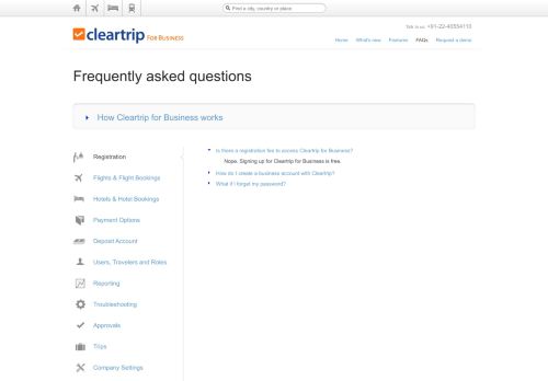 
                            6. Business travel solution for companies | Cleartrip for Business