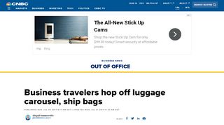 
                            11. Business travelers hop off luggage carousel, ship bags - CNBC.com