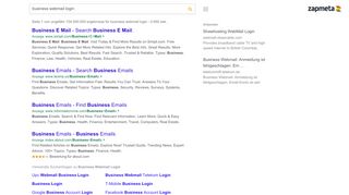 
                            7. Business Webmail Login - ZapMeta Suche Suchergebnisse