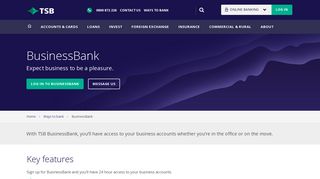 
                            4. BusinessBank - access to your business accounts | TSB