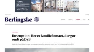 
                            7. Busruption: Her er familiefirmaet, der gør ondt på DSB - Berlingske