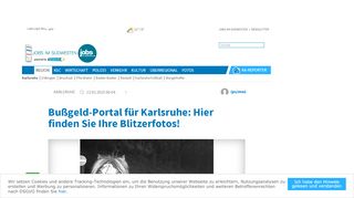 
                            2. Bußgeld-Portal für Karlsruhe: Hier finden Sie Ihre Blitzerfotos! | ka-news