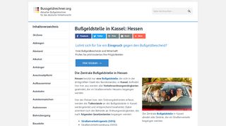 
                            5. Bußgeldstelle in Kassel - Bußgeldstellen Hessen - Bussgeldrechner.org