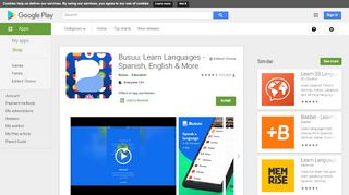 
                            3. busuu - Aprenda idiomas – Apps no Google Play
