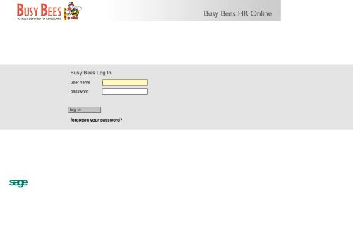 
                            4. Busy Bees Log In