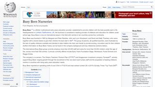 
                            7. Busy Bees Nurseries - Wikipedia