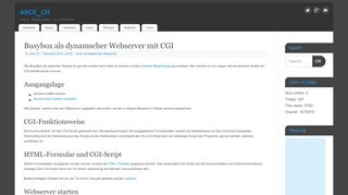 
                            6. Busybox als dynamscher Webserver mit CGI – ascii_ch