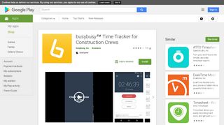 
                            5. busybusy™ Time Tracker for Construction Crews - Apps on Google ...
