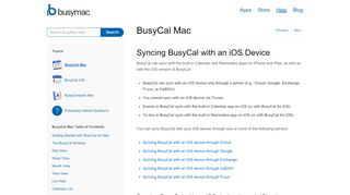 
                            9. BusyCal Mac - Syncing BusyCal with an iOS Device - BusyMac Help
