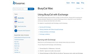 
                            5. BusyCal Mac - Using BusyCal with Exchange - BusyMac Help