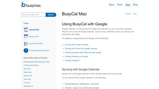 
                            6. BusyCal Mac - Using BusyCal with Google - BusyMac Help