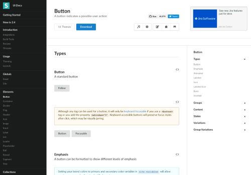 
                            9. Button | Semantic UI