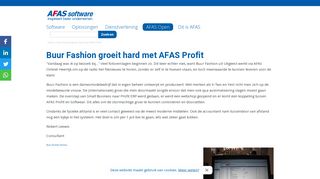 
                            7. Buur Fashion groeit hard met AFAS Profit - AFAS Software