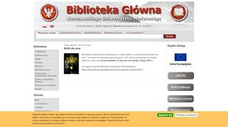 
                            11. BUW dla sów - Biblioteka Główna | Warszawski Uniwersytet Medyczny