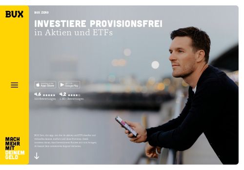 
                            4. BUX | Kostenlose Trading App | getBUX.de
