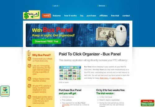 
                            13. Bux Panel: Paid To Click Organizer