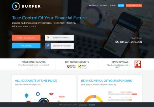 
                            2. Buxfer: Easy online money management software for personal ...