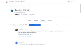 
                            11. BuxInside Extension - Internetový obchod Chrome - Google Chrome