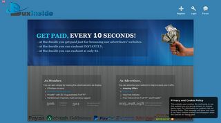 
                            10. BuxInside - Get Paid, every 10 seconds! - ultimate clix