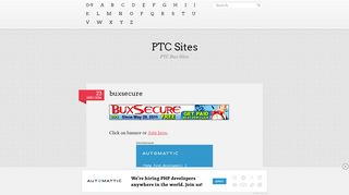 
                            3. buxsecure | PTC Sites