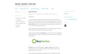 
                            11. BuxVertise | Make Money Online
