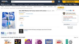 
                            4. Buy Allen NEET/Medical DLP study material with solution Book Online ...