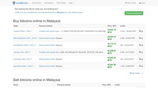 
                            8. Buy and sell bitcoins in Malaysia, with cash and online