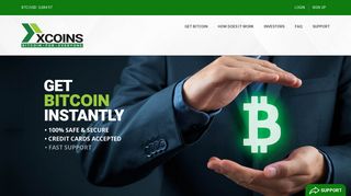 
                            2. Buy Bitcoin with Credit Card | xCoins.io