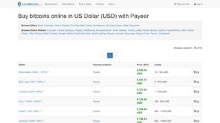 
                            12. Buy bitcoins online in US Dollar (USD) with Payeer - LocalBitcoins.com