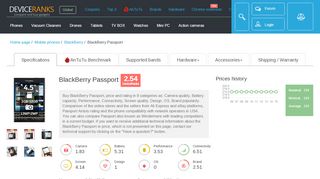 
                            9. Buy BlackBerry Passport 219$. Prices for Passport cheap ...