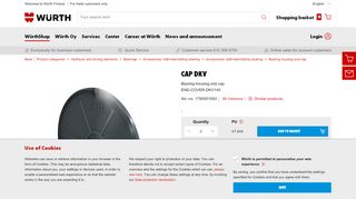 
                            12. Buy Cap DKV (1780051550) online - Wurth - Würth