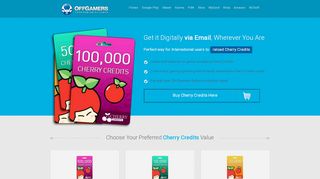 
                            4. Buy Cherry Credits Game Card Online with OffGamers.com