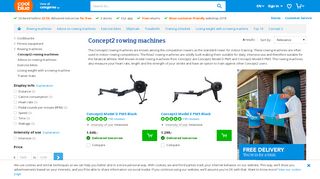 
                            7. Buy Concept2 rowing machine? - Before 23:59, delivered tomorrow