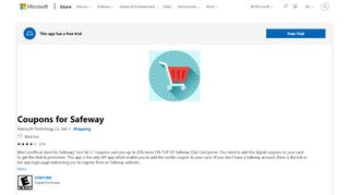 
                            8. Buy Coupons for Safeway - Microsoft Store