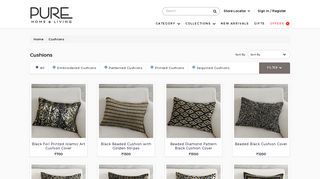 
                            1. Buy Designer Cushion Covers Online | Pure Home & Living