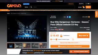 
                            11. Buy Elite Dangerous: Horizons - Season Pass - Official website CD ...